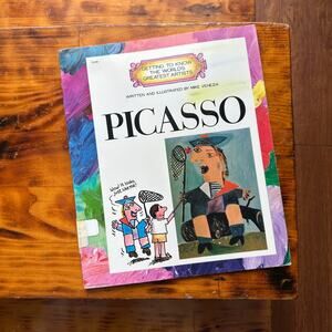 Vintage 1988 PICASSO Getting To Know The World's Greatest Artists Paperback Book